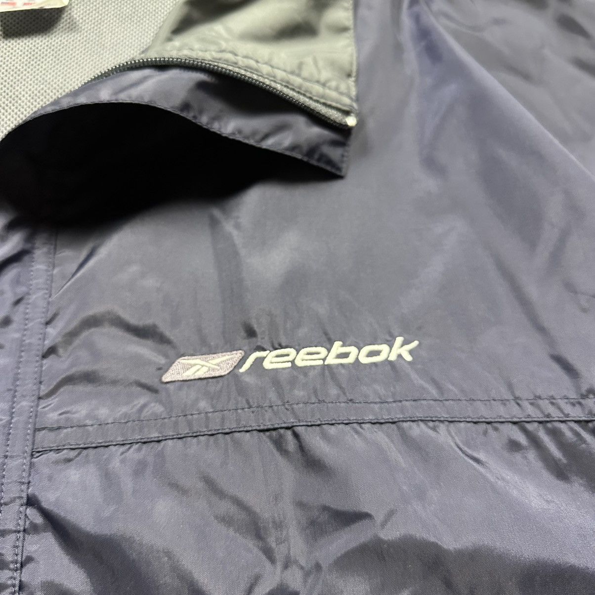 Reebok Vintage Y2K Baggy Navy Blue Reebok Windbreaker Size XXL Size US XXL / EU 58 / 5 - 3 Thumbnail