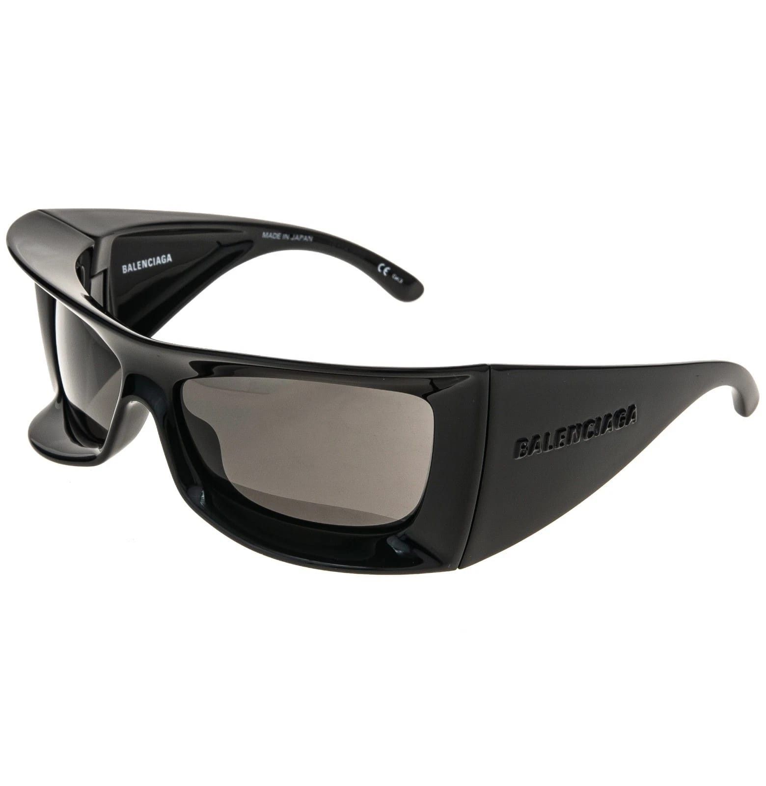 Balenciaga BALENCIAGA BB0156S 0156 EXTREME Black Sunglasses 001 Size ONE SIZE - 9 Thumbnail