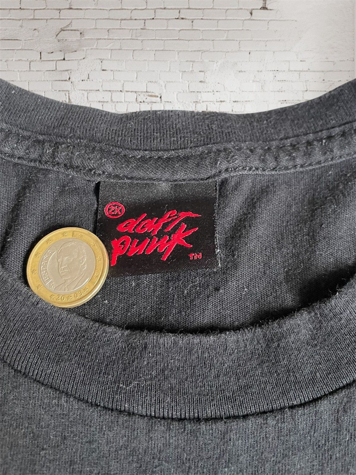 Band Tees Daft Punk Random Access Memories Split Helmet T-Shirt Size US XXL / EU 58 / 5 - 11 Thumbnail