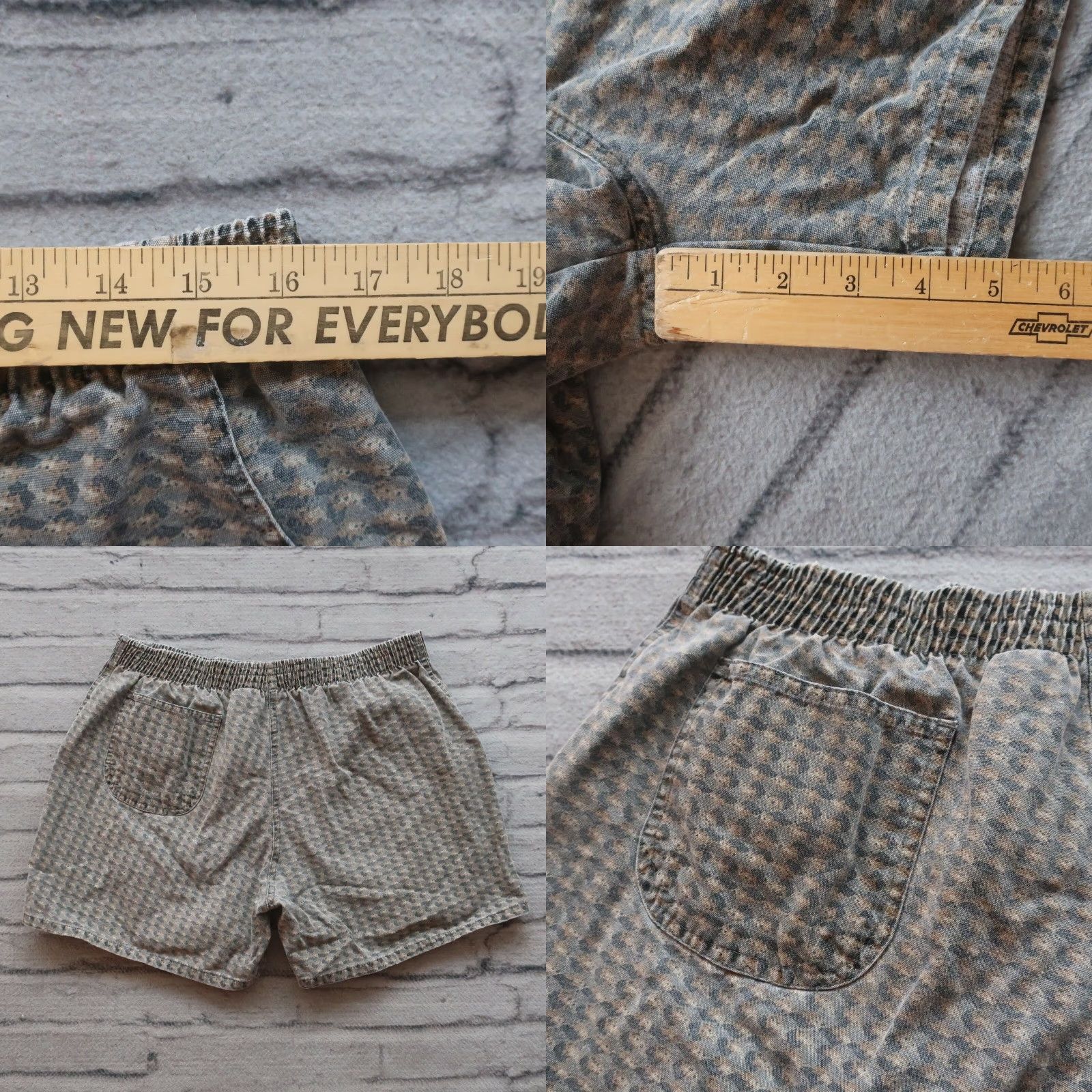 Ocean Pacific VINTAGE Ocean Pacific Shorts Mens Large Grey Brown Surf Swim OP Shirt Size US 33 - 8 Thumbnail