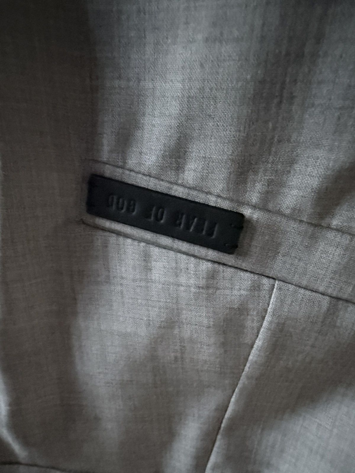 Fear of God Fear Of God Eternal Wide Leg Wool Trousers IT52 Grey Beige Size US 34 / EU 50 - 4 Thumbnail