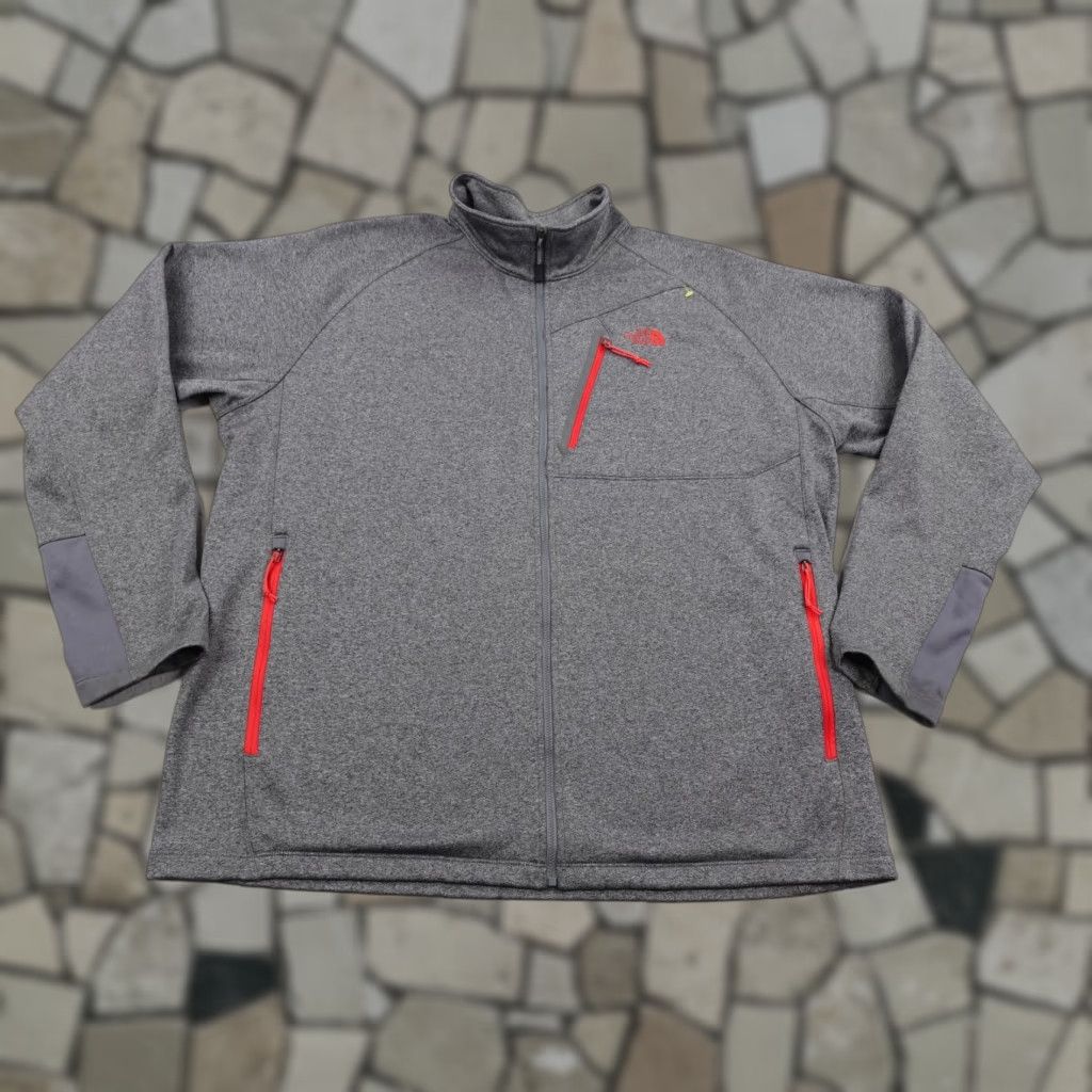 The North Face VINTAGE North Face Jacket Mens 2XL Gray Red Fleece Full Zip Canyonlands Full Zip Coat Size US XXL / EU 58 / 5 - 1 Thumbnail