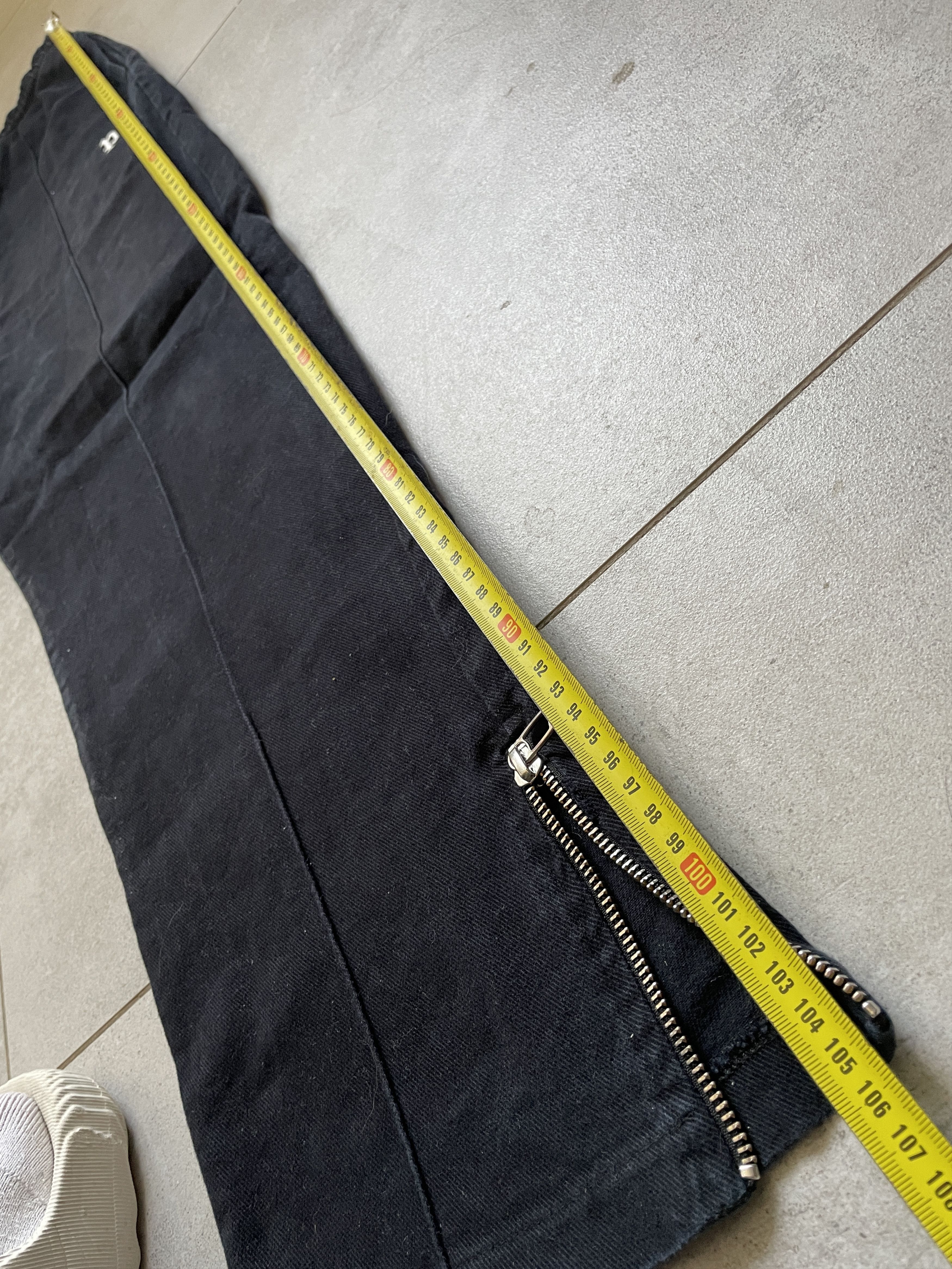 Peso PESO WASHED BLACK ZIPPER FLARED PANTS Size US 36 / EU 52 - 9 Thumbnail