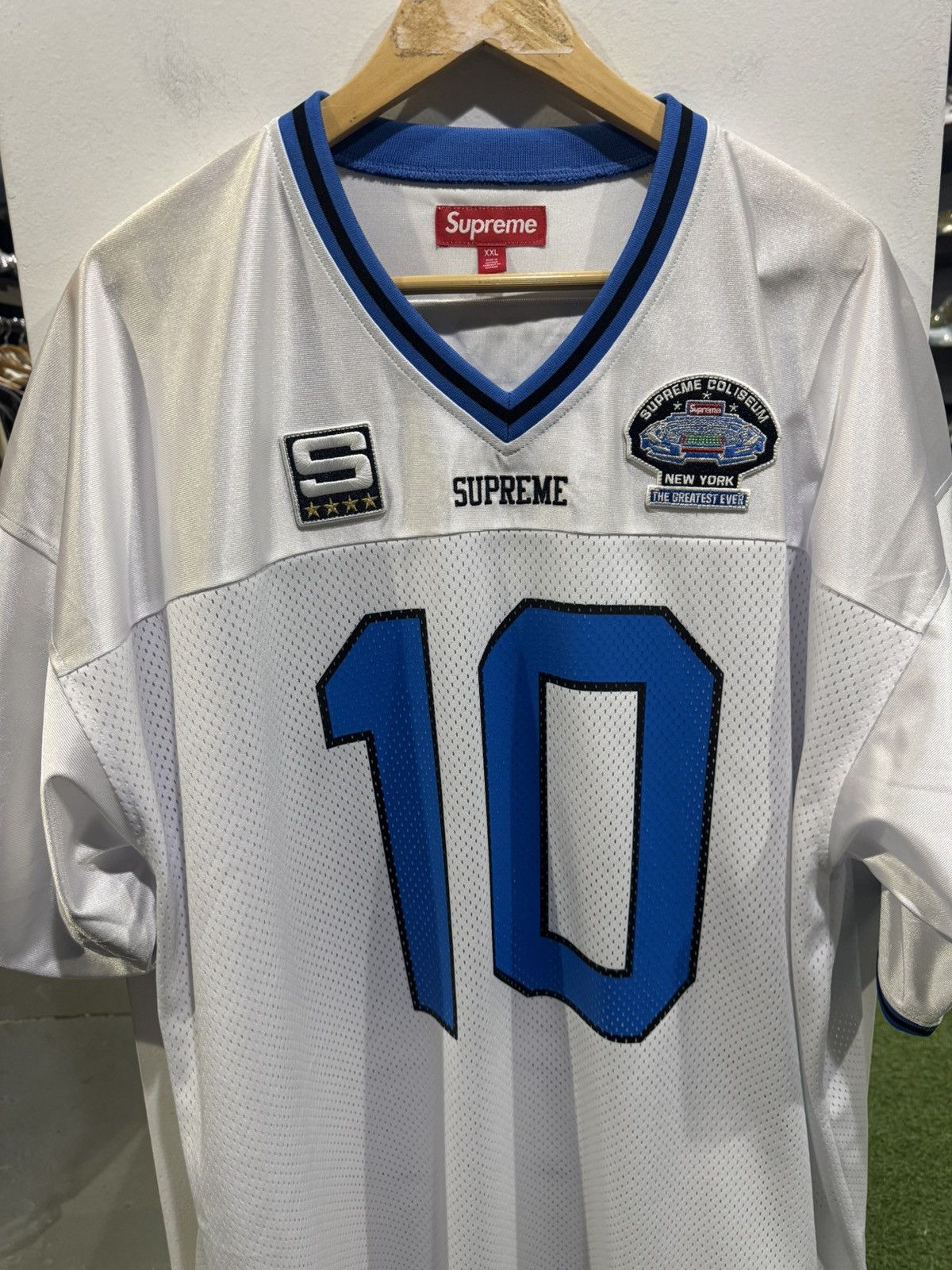 Supreme Supreme Find God Jersey White Size US XXL / EU 58 / 5 - 2 Thumbnail