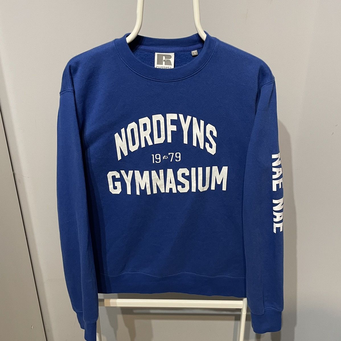 Russell Athletic × Vintage vintage Russell collage spellout sweatshirt universityhoodie Size US S / EU 44-46 / 1 - 3 Thumbnail