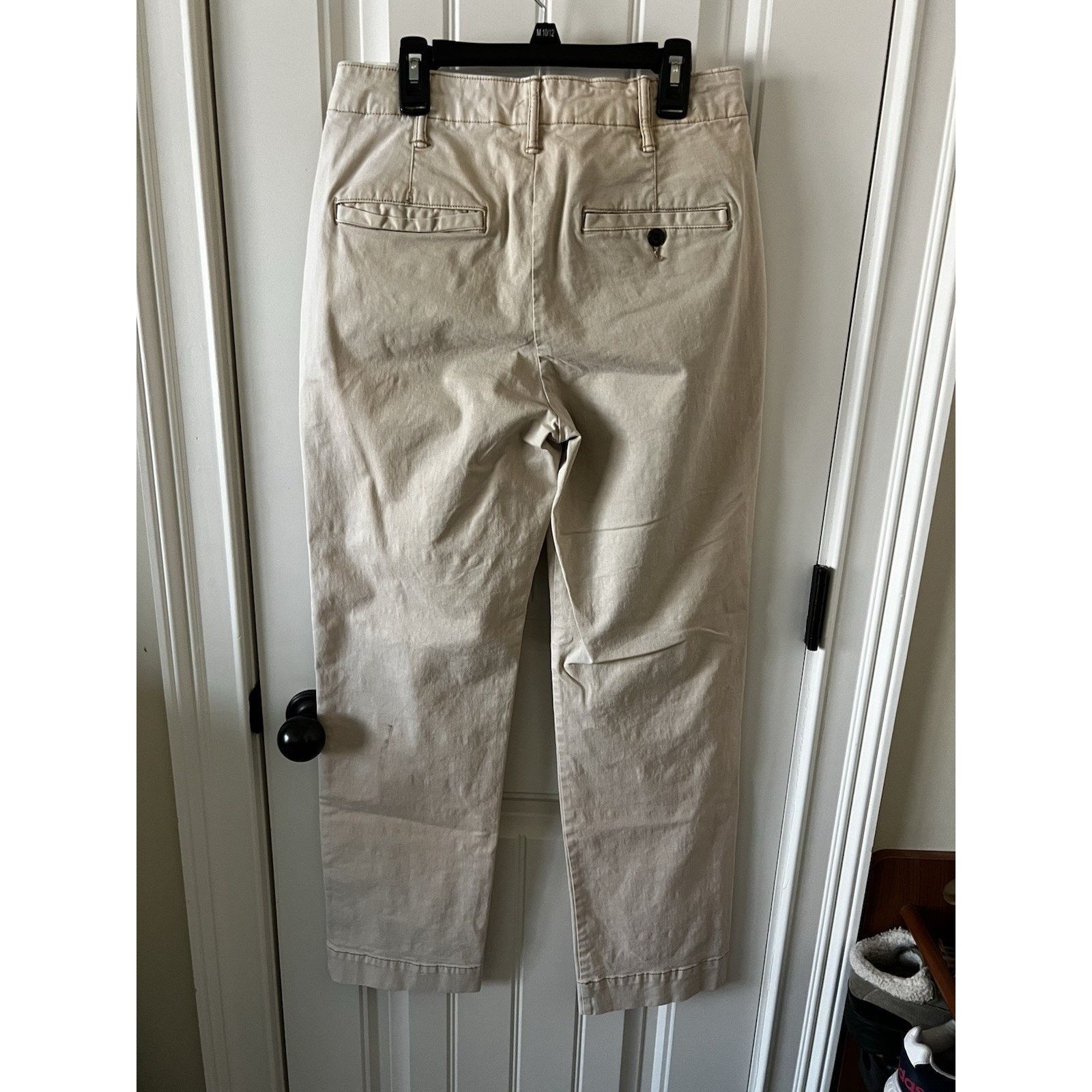 Gap High Rise Khaki Pants Button Closure Slacks Chinos 4 Pockets Size 27" / US 4 / IT 40 - 8 Thumbnail