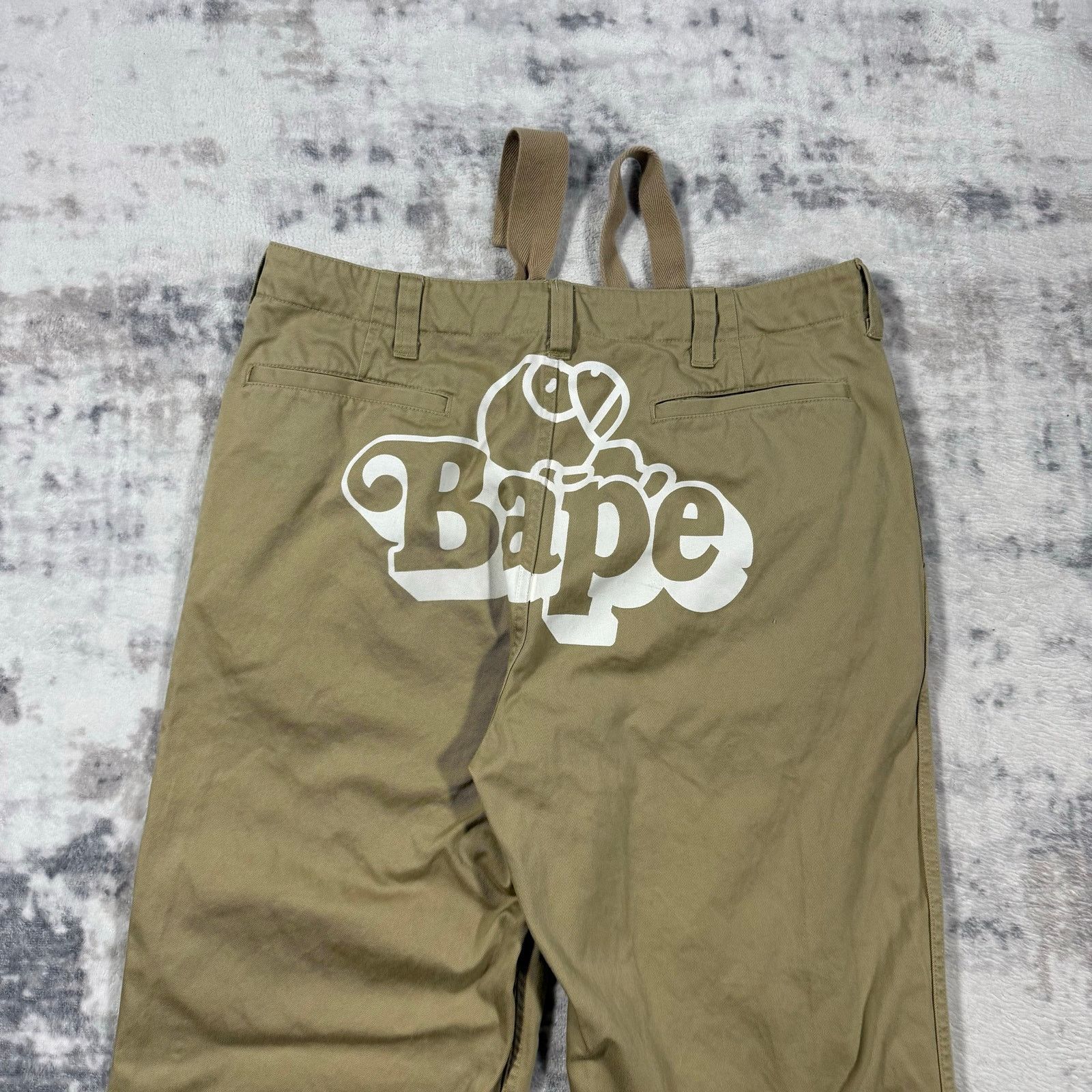 Bape × Nigo Authentic Bape 2000’s Sleeping Baby Milo Chino Pants 32 Size US 32 / EU 48 - 2 Thumbnail