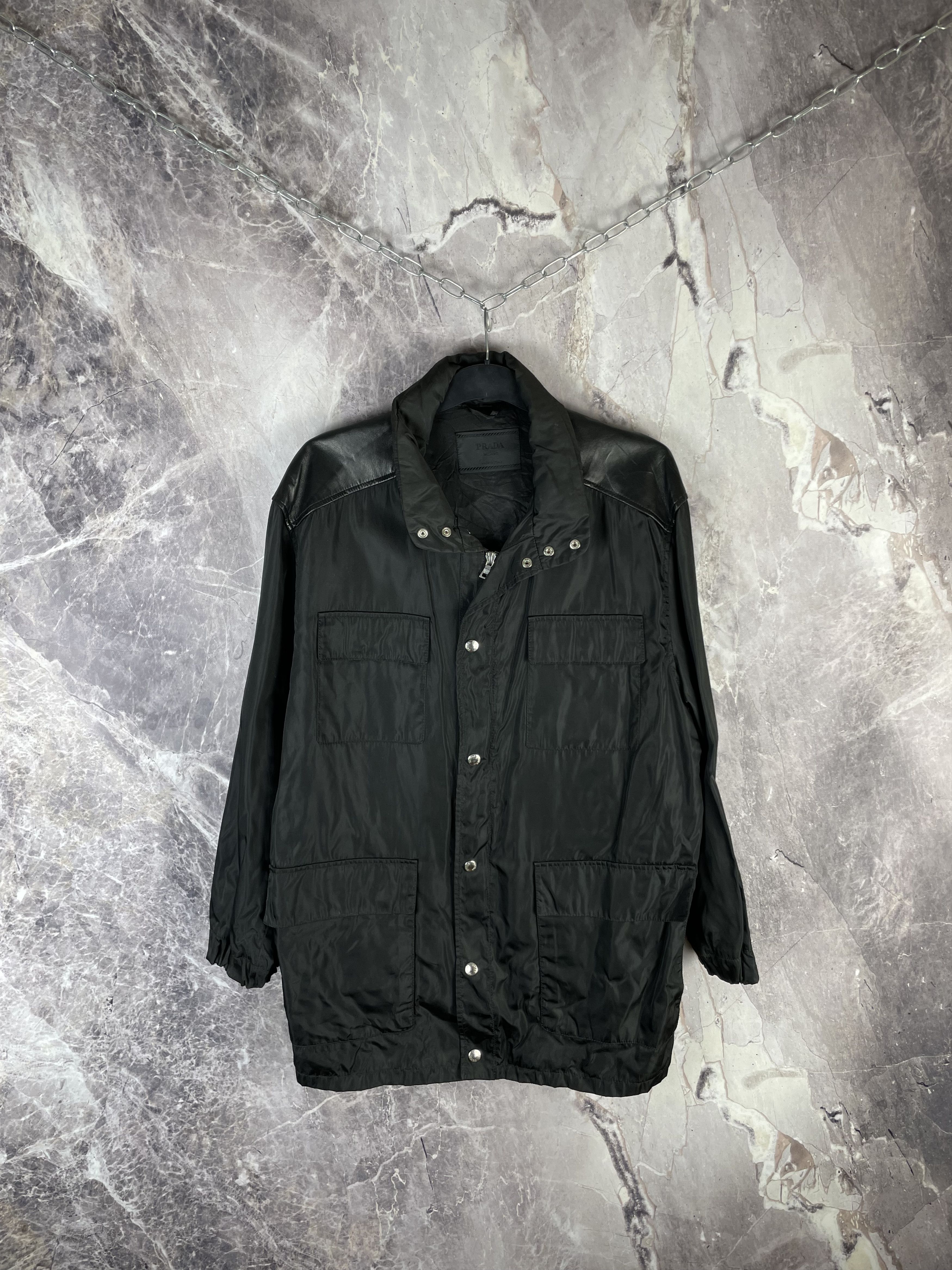 Prada Vintage Prada 90s-00s Nylon Zip Up Jacket | Grailed