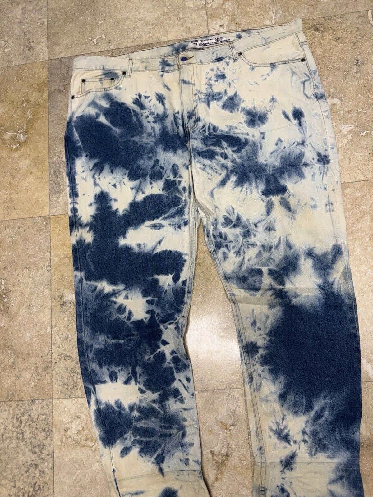 Rock Revival Jeans Men's Size 48 Tie Dye Stretch Stacked Jeans Size US 32 / EU 48 - 7 Thumbnail
