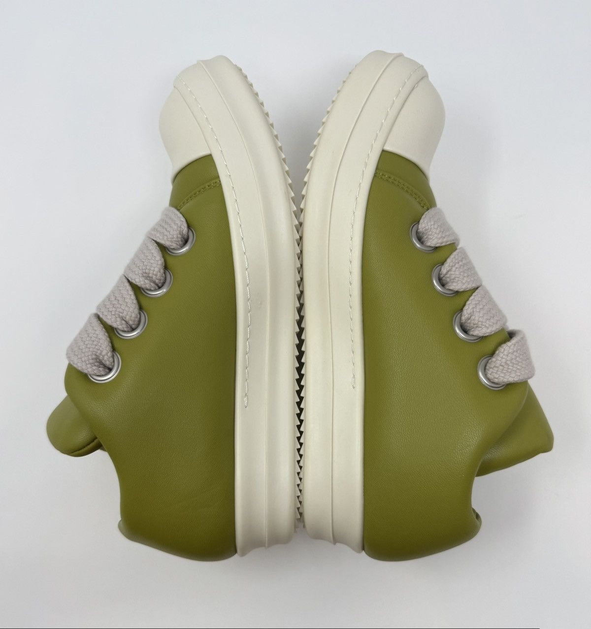 Rick Owens Rick Owens Mainline Padded Jumbo Lace Ramones Green Size US 7 / EU 40 - 4 Thumbnail