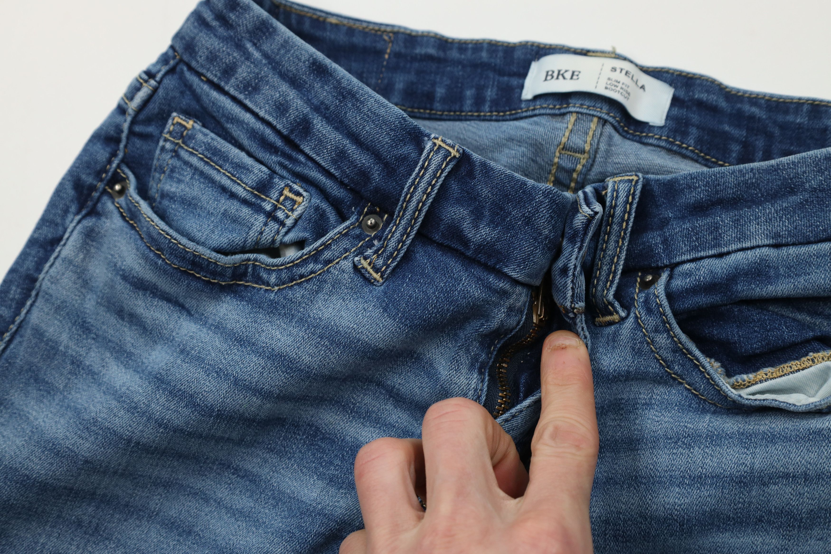 Vintage Buckle BKE Stitch Stretch Stella Slim Fit Bootcut Jeans Size 26" / US 2 / IT 38 - 8 Thumbnail