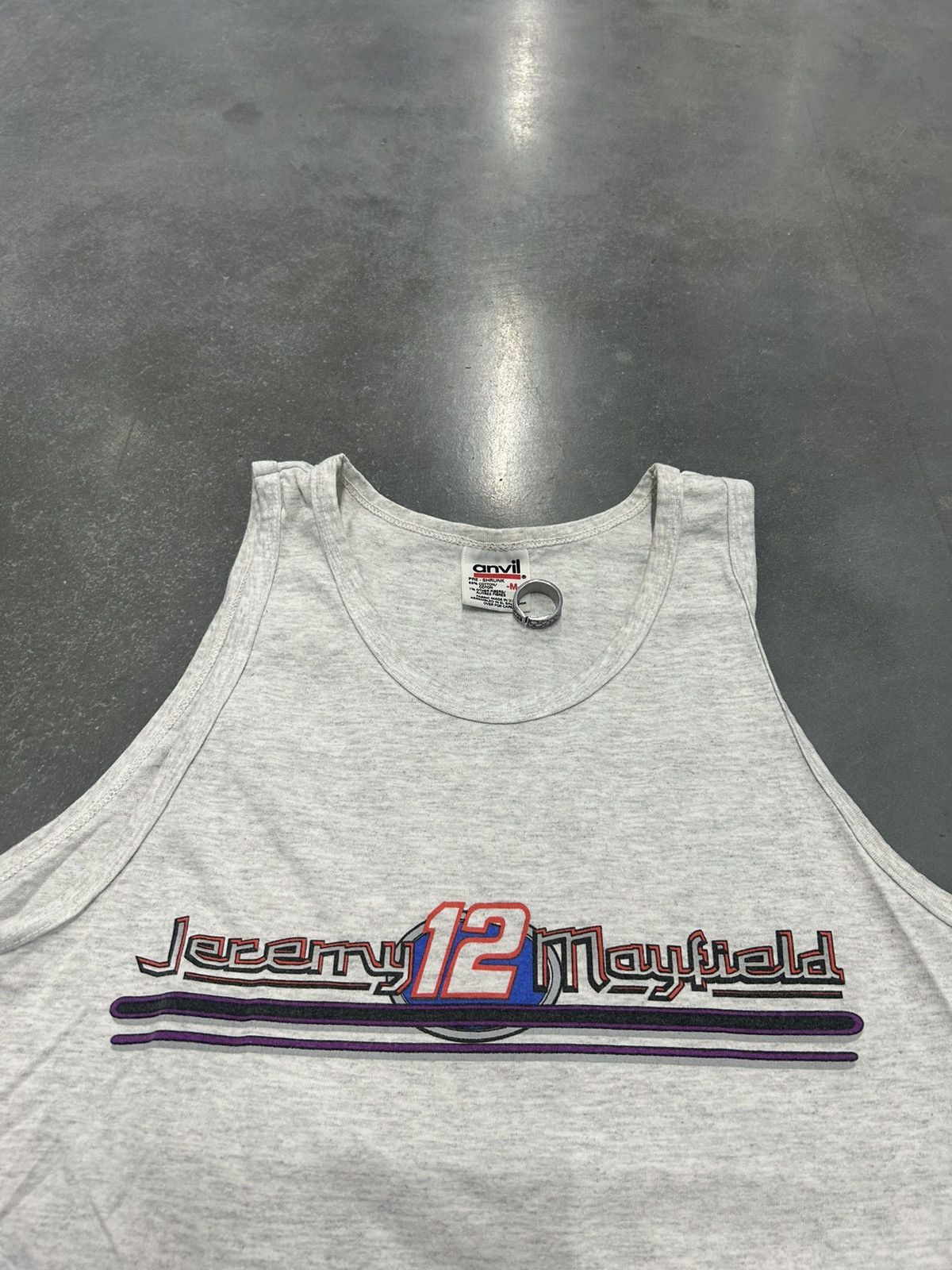 NASCAR × Vintage Grey and purple Jeremy Mayfield NASCAR tank top Size US M / EU 48-50 / 2 - 3 Thumbnail