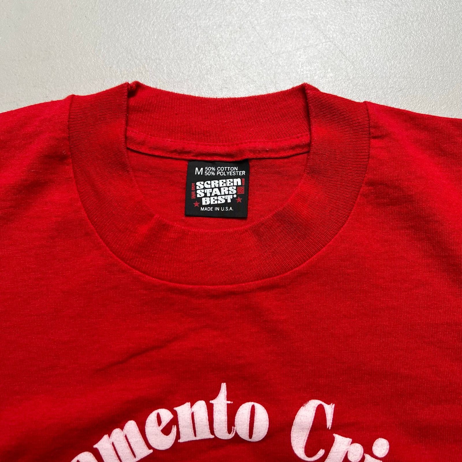 Vintage Vintage 90’s Single Stitch Red Campamento Cristiano Medium Size US M / EU 48-50 / 2 - 3 Thumbnail