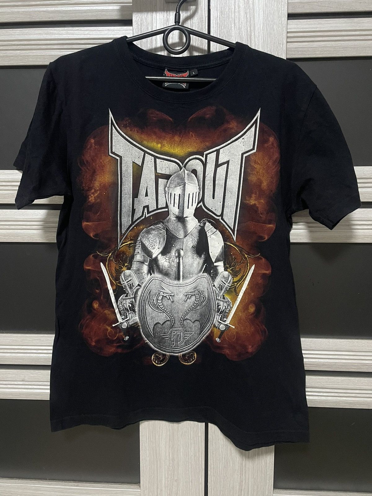 Tapout × Vintage Tapout Knight Tee All Over Print T Shirt Crazy Vintage Y2K Size US L / EU 52-54 / 3 - 1 Thumbnail