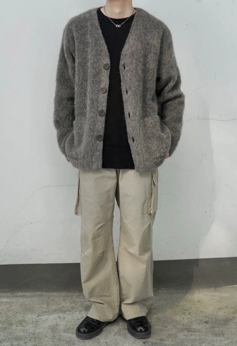 Our Legacy our legacy size 44 23fw gray horsehair cardigan 2502-Nextar Size US S / EU 44-46 / 1 - 1 Thumbnail