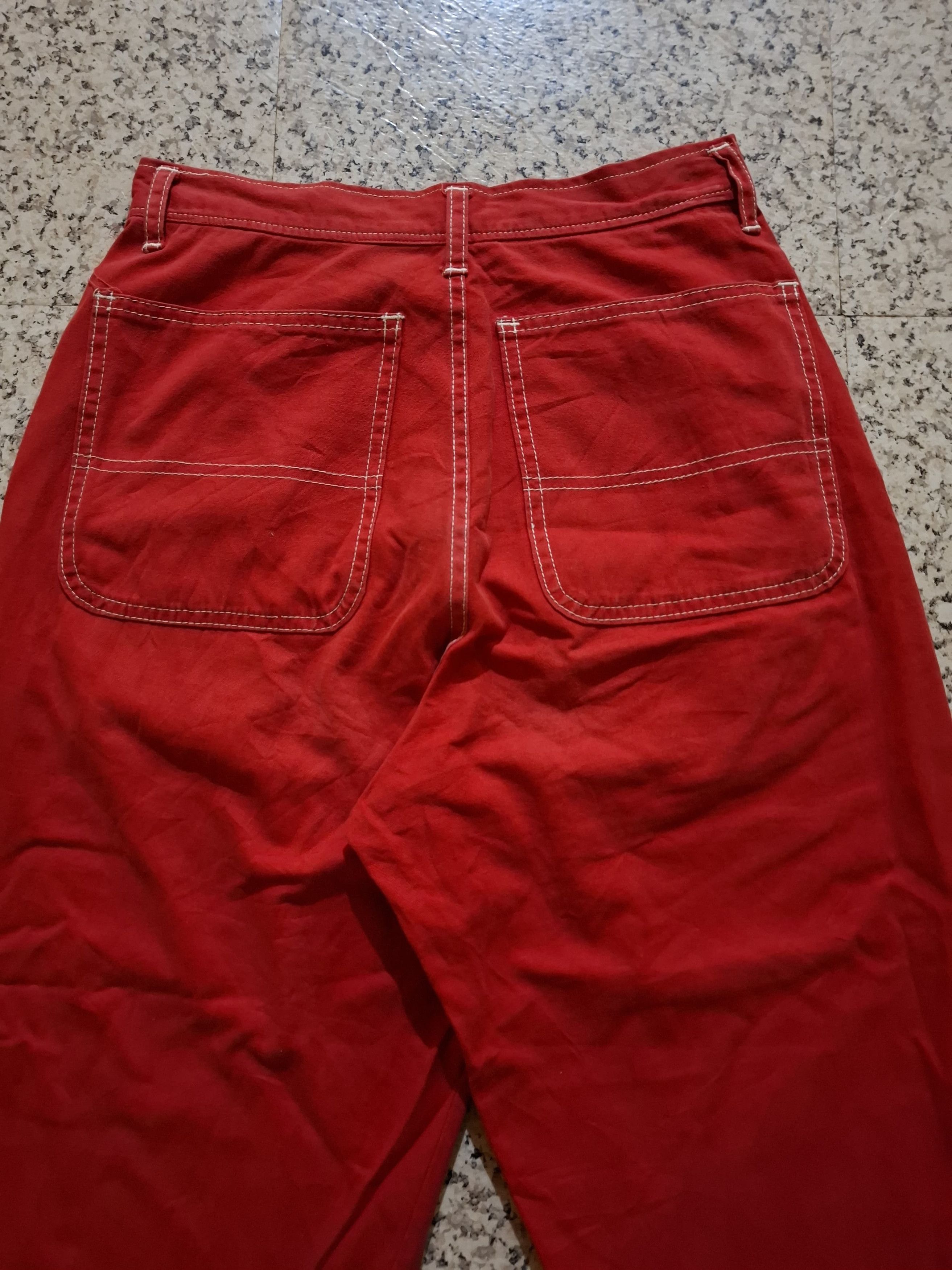 45rpm Vintage 45RPM Studio & Co. Red Canvas Painter Pants RARE Size 25" / US 0 / IT 36 - 6 Thumbnail