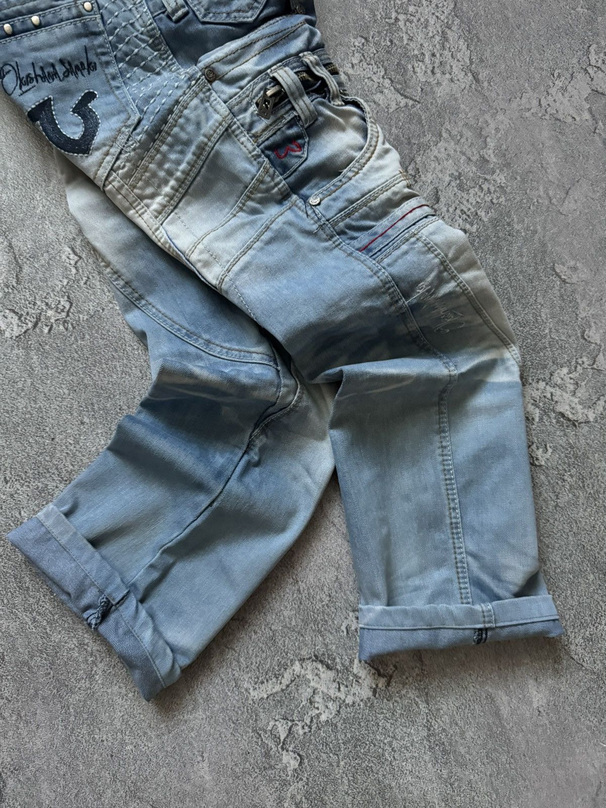 Japanese Brand Japrag 29 by okishana samoki denim cargo pant trouser Jean Size US 29 - 19 Thumbnail