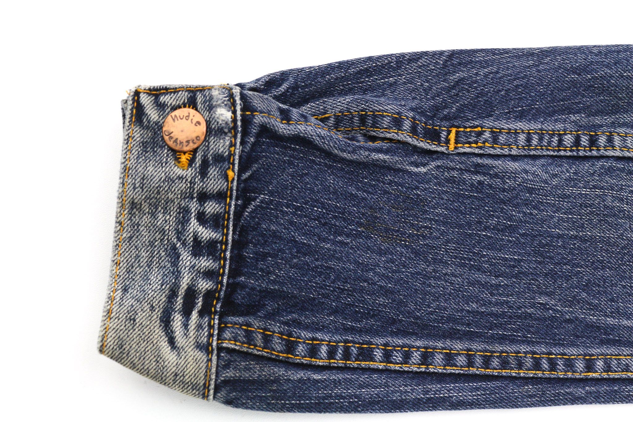 Nudie Jeans TERRY STREAKY DENIM M Cotton Washed Denim Jacket 80795 Size US M / EU 48-50 / 2 - 9 Thumbnail