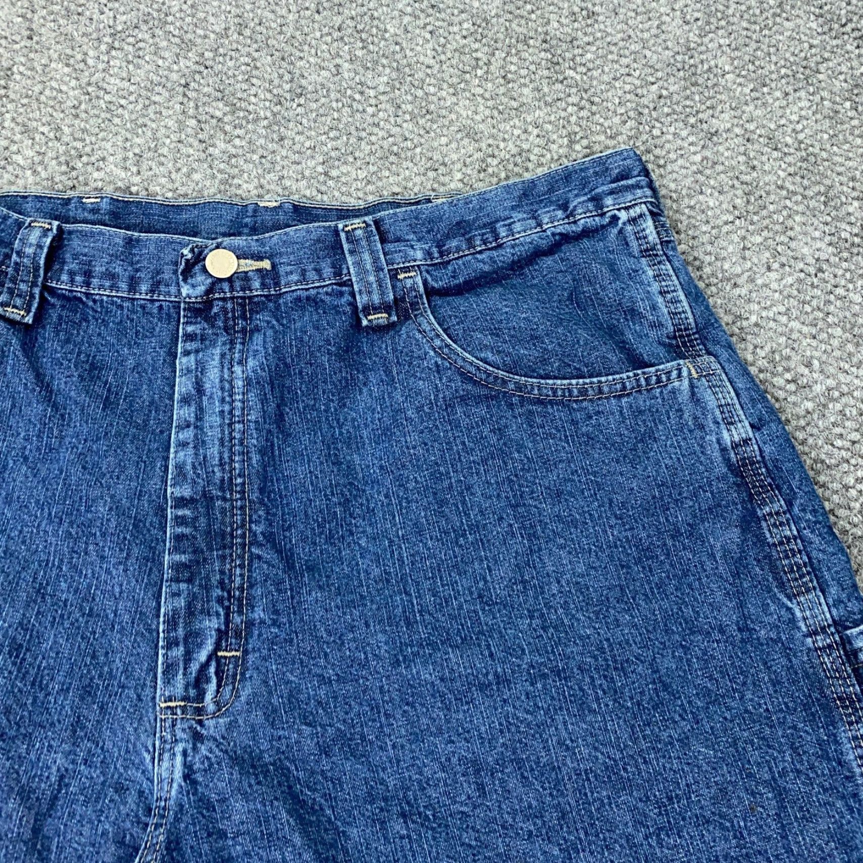 Wrangler VINTAGE Wrangler Denim Shorts Bermuda Men’s Size 38 Blue Relaxed Fit 90s Y2K Size US 38 / EU 54 - 2 Thumbnail