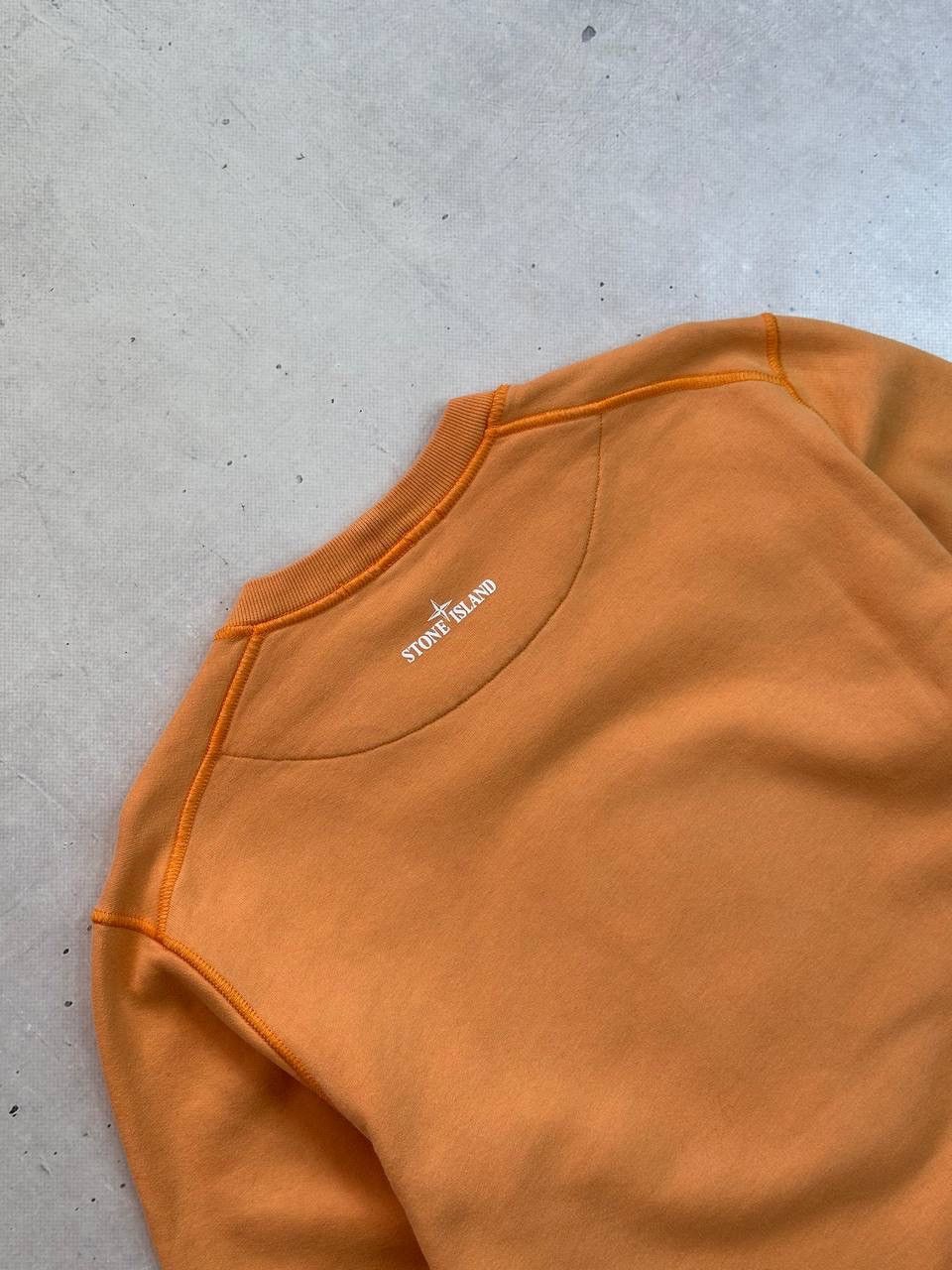 Stone Island Stone Island Compass Logo Sweatshirt Orange Crewneck Size M Size US M / EU 48-50 / 2 - 14 Thumbnail