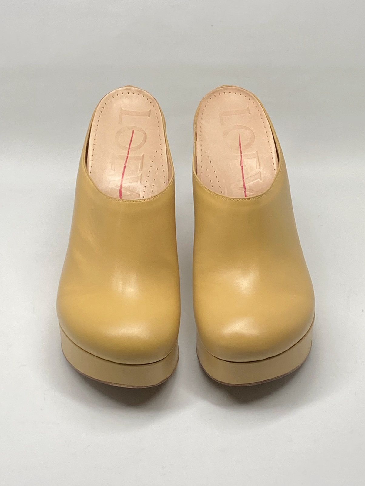 Loewe Loewe Terra 100 leather platform clogs size 37 Size US 7 / IT 37 - 4 Thumbnail