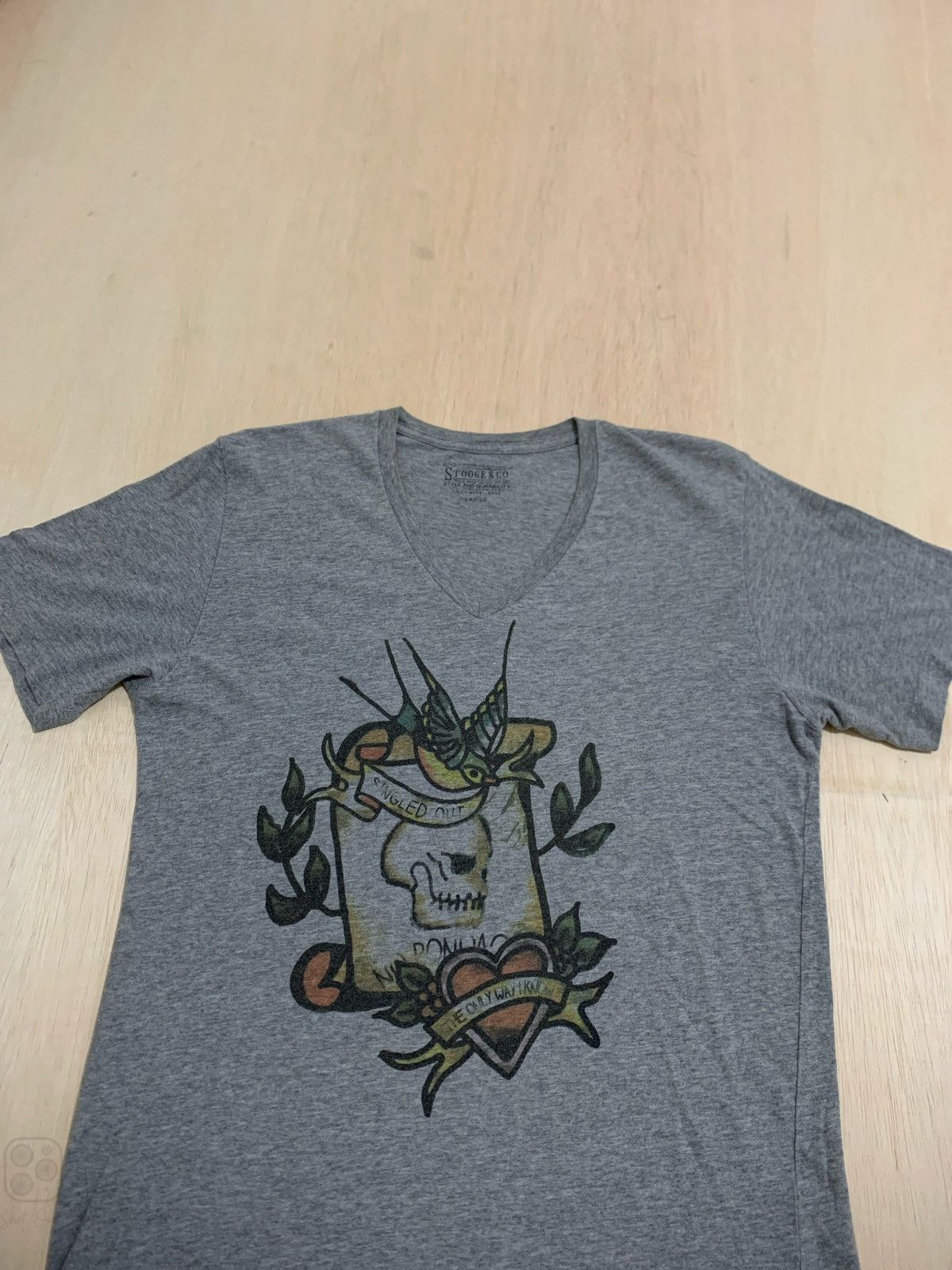 Hysteric Glamour × If Six Was Nine × Japanese Brand Stooge&Co Skull Poem Tshirt Size US M / EU 48-50 / 2 - 2 Thumbnail