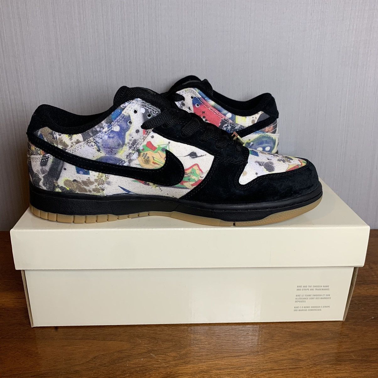 Nike × Supreme Supreme Nike SB Dunk Low Rammellzee Size US 10 / EU 43 - 14 Thumbnail
