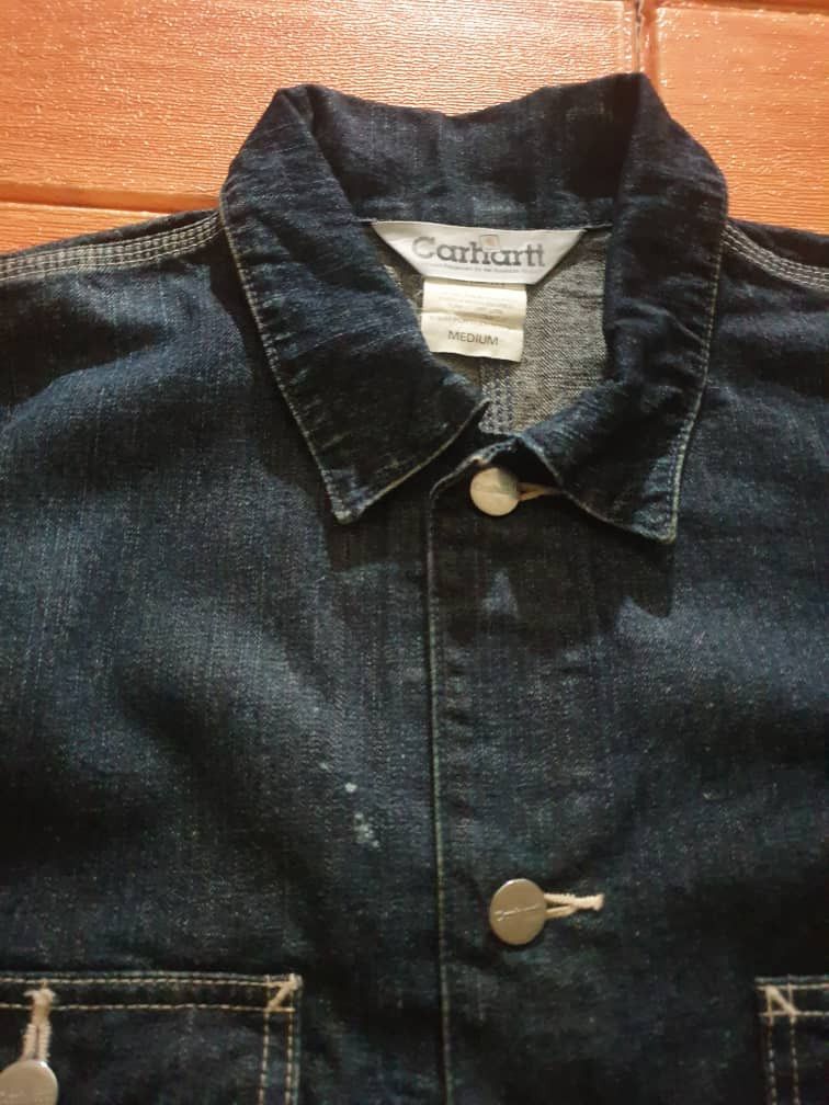Carhartt 💥Carhartt worker chore blue colour jacket Size US L / EU 52-54 / 3 - 4 Thumbnail