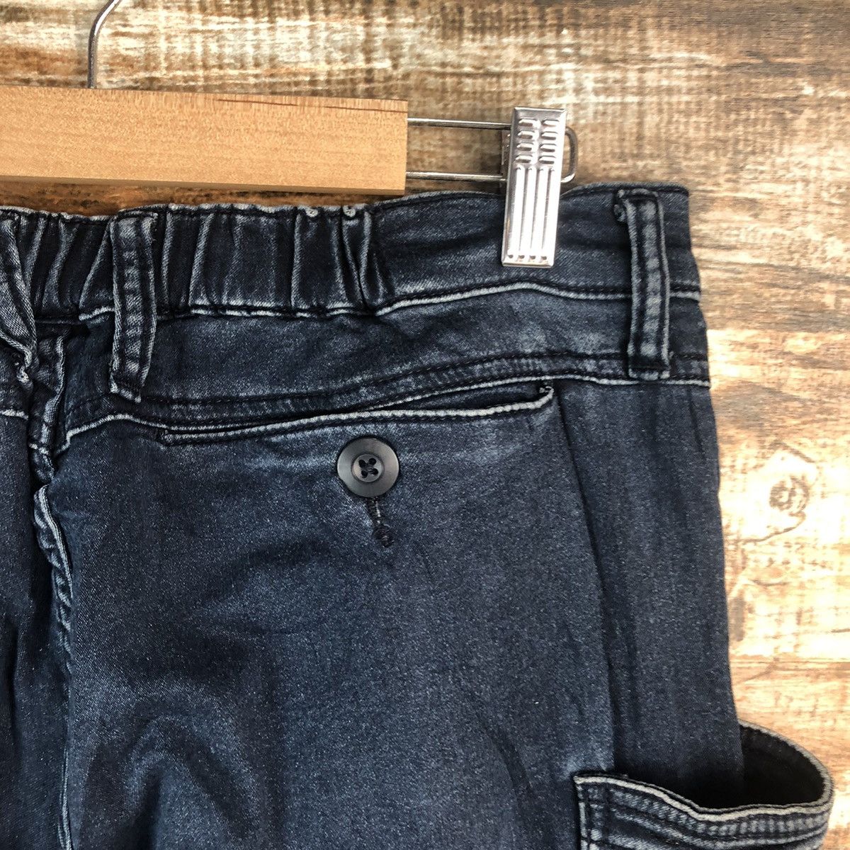 Japanese Brand Fieldcore Japanese utility tactical Blue Denim Pants #A2094 Size US 32 / EU 48 - 23 Thumbnail