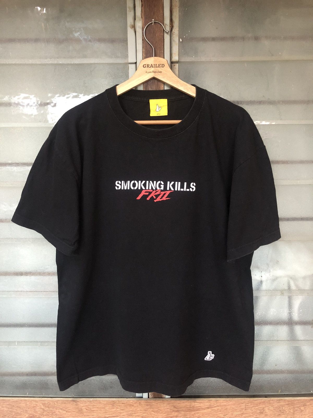 FR2 Vintage FR2 Smoking Kills Shirt Tee Size US L / EU 52-54 / 3 - 1 Thumbnail