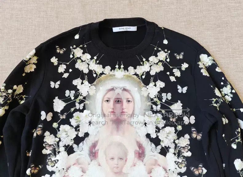 Givenchy Givenchy Classic Virgin Mary Starry Hoodie Size US XS / EU 42 / 0 - 5 Thumbnail