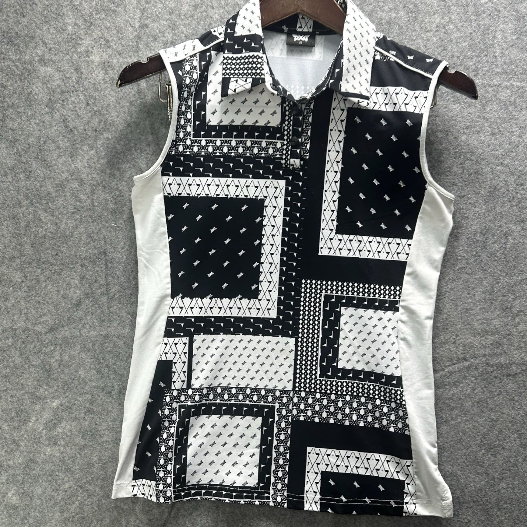 Vintage PXG Shirt Womens XS Hankerchief Performance Sleeveless Shirt Parsons Xtreme Golf Size XS / US 0-2 / IT 36-38 - 3 Thumbnail