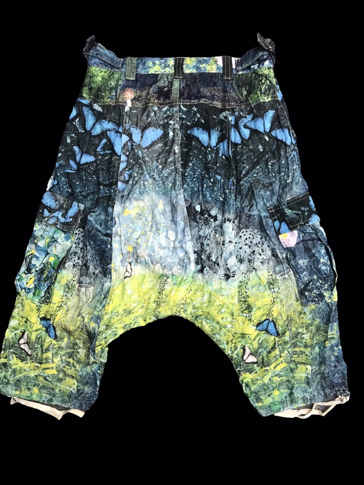 Japanese Brand 💥ARCHIVAL💥Very Rare Japanese Brand Artistic Harem Pant F67 Size US 31 - 2 Thumbnail