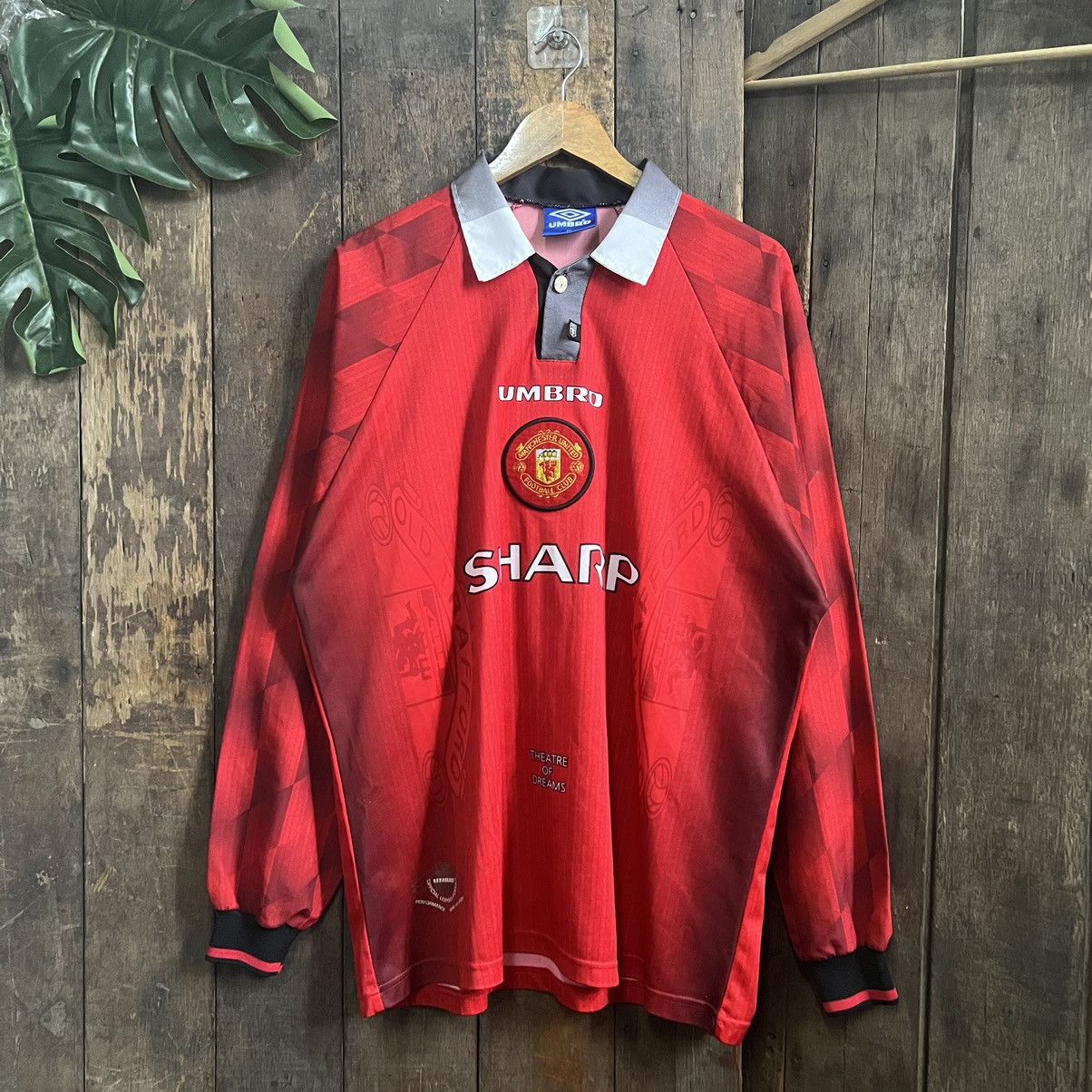 ウェア UMBRO manchester united second uniform MANCHESTER UNITED 1996 1997 THIRD SHIRT JERSEY UMBRO sz L