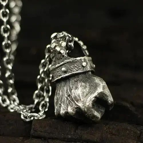 Other Gothic Pendants Fist Cross Necklace Size ONE SIZE - 3 Thumbnail