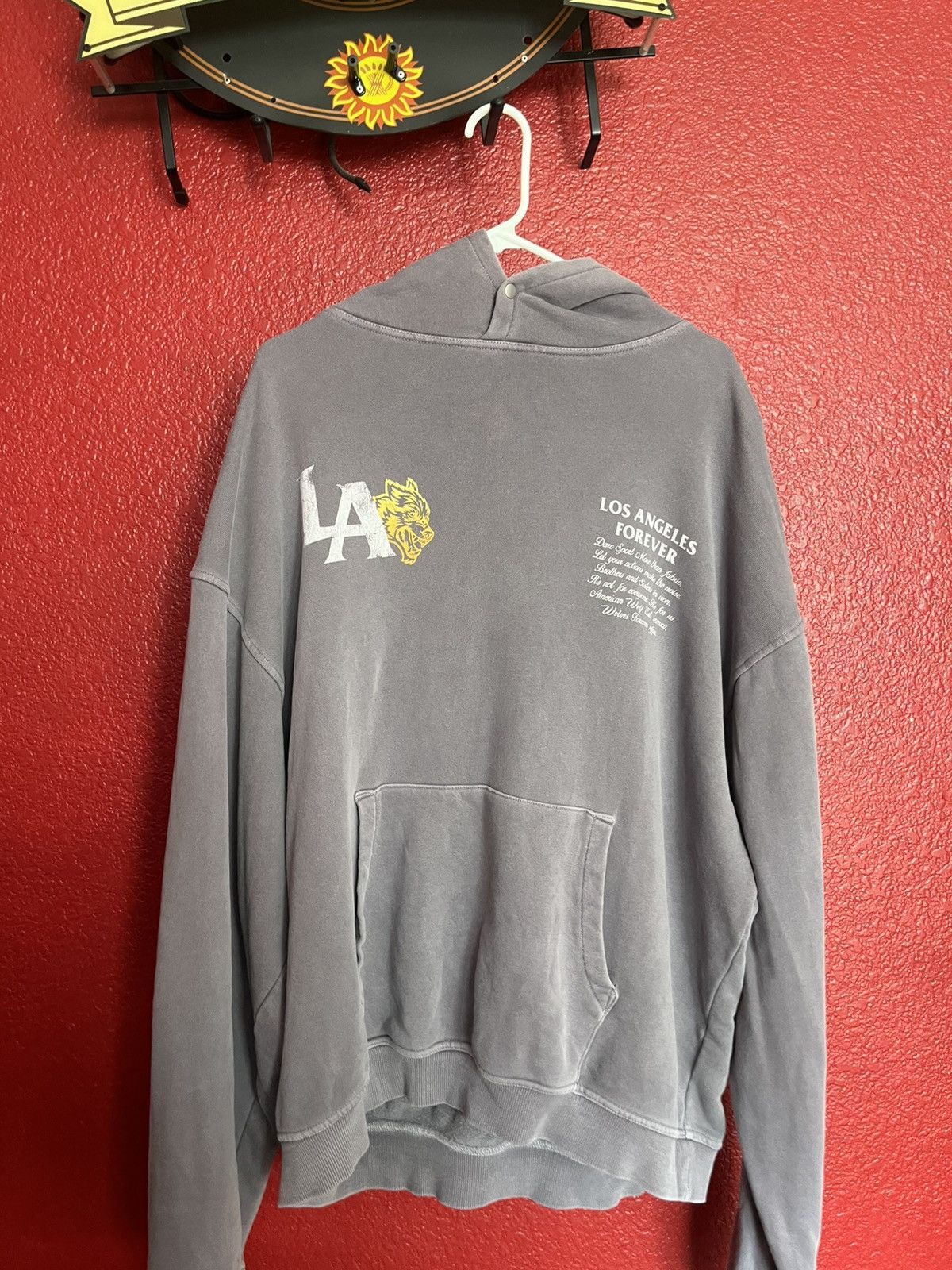 DARC SPORT LOS ANGELES FOREVER LAKERS LA PURPLE newest LOS ANGELES HOODIE-LARGE