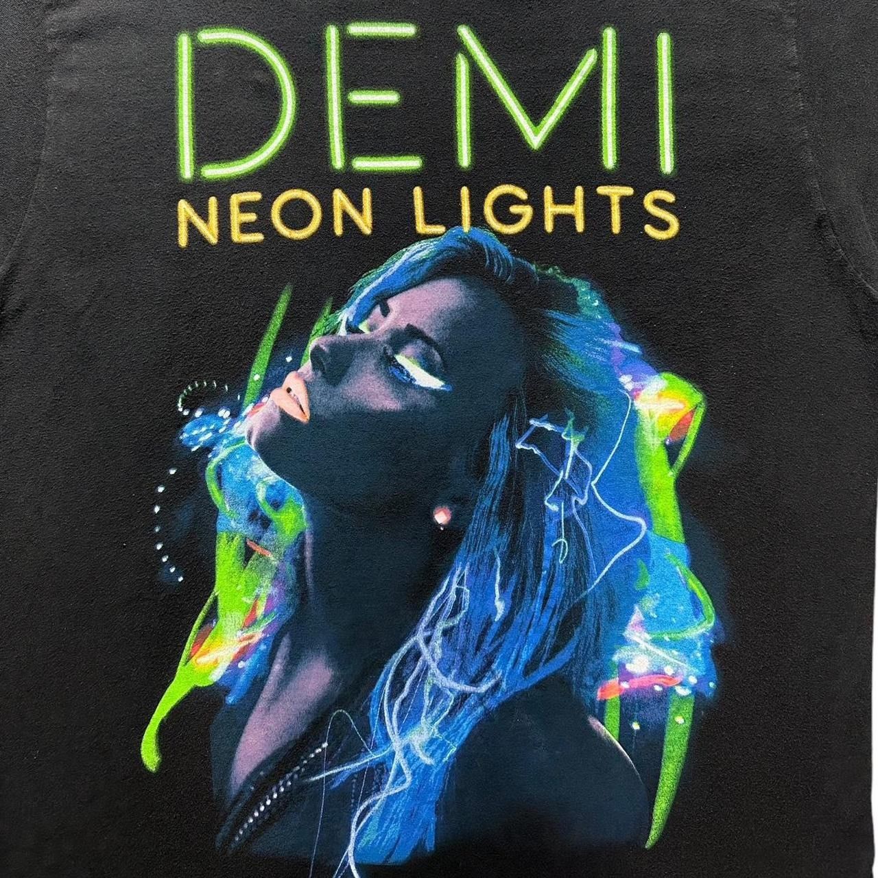 Band Tees × Hanes Demi Lovato Neon Lights 2014 Tour T-Shirt Size US L / EU 52-54 / 3 - 3 Thumbnail