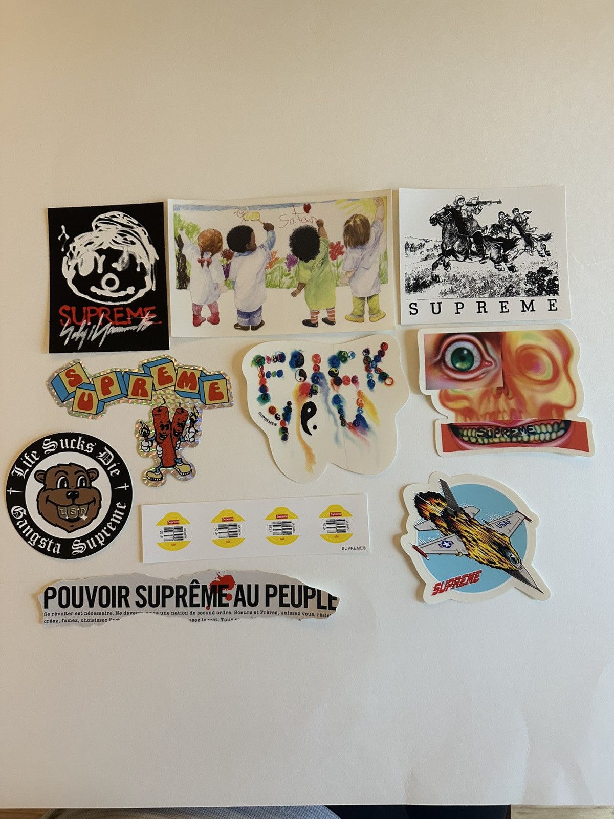 Supreme 10x Supreme Stickers Lot Size ONE SIZE - 1 Preview