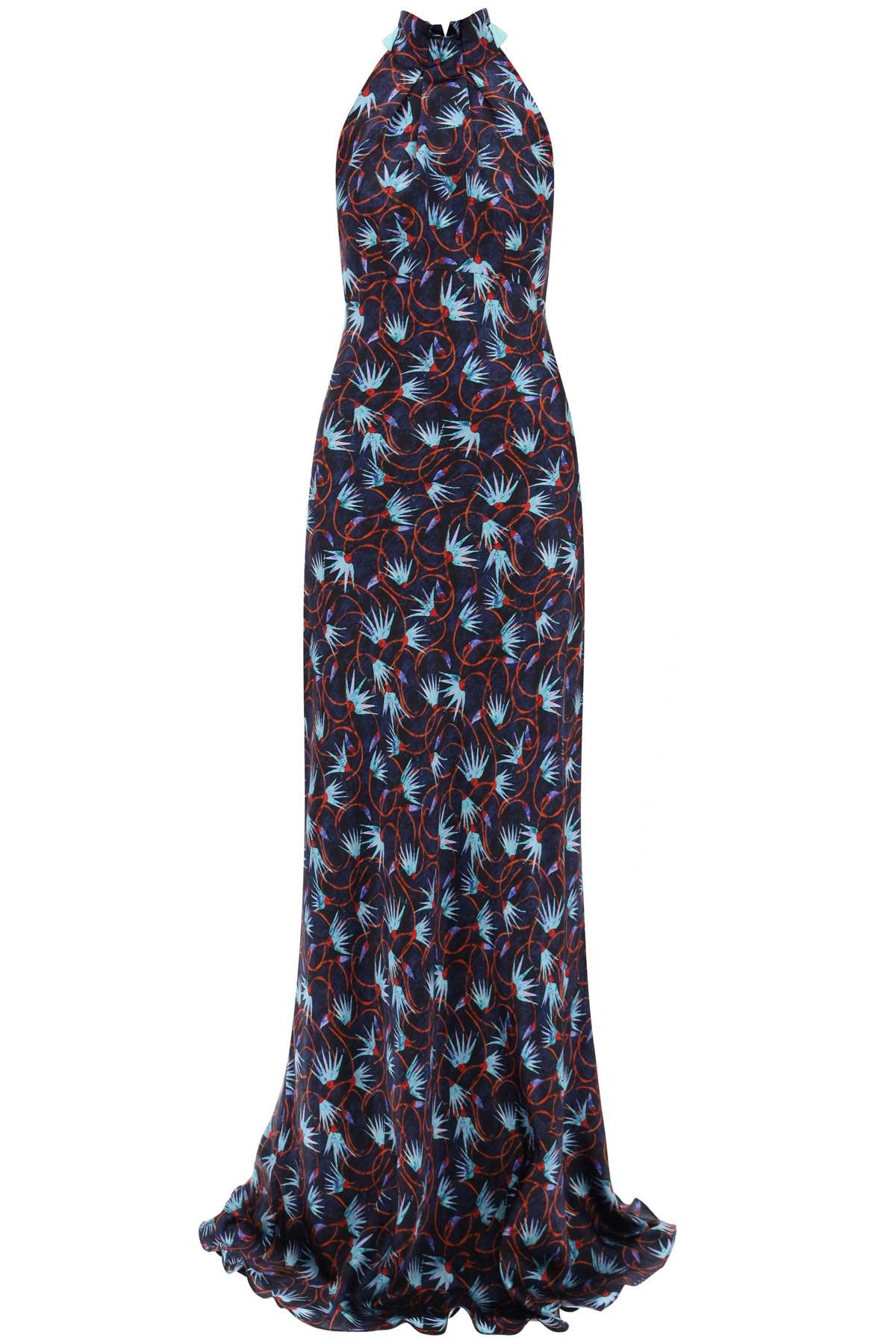 image of Saloni Maxi Dress Michelle in Blue, Women's (Size XS)