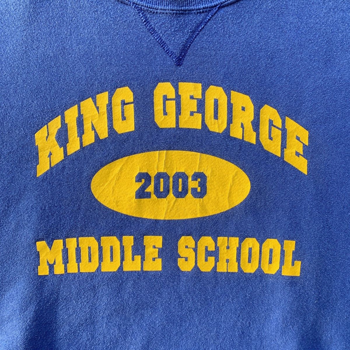 Russell Athletic 2000s "King George Middle School" Russell Sweatshirt Size US XXL / EU 58 / 5 - 3 Thumbnail