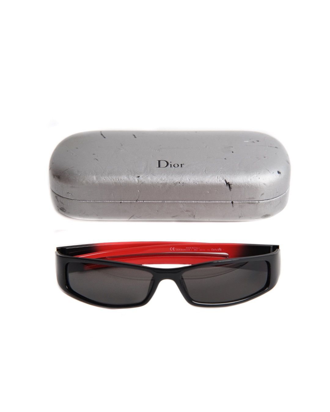 Dior Dior Bandage 2 Glasses in Red/Black Size ONE SIZE - 5 Thumbnail