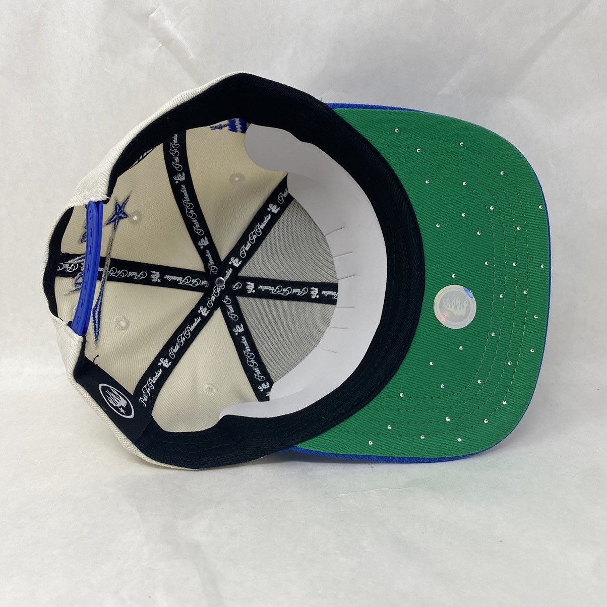 HELLSTAR Hellstar Shark Teeth Snapback Royal Blue Hat Size ONE SIZE - 6 Thumbnail