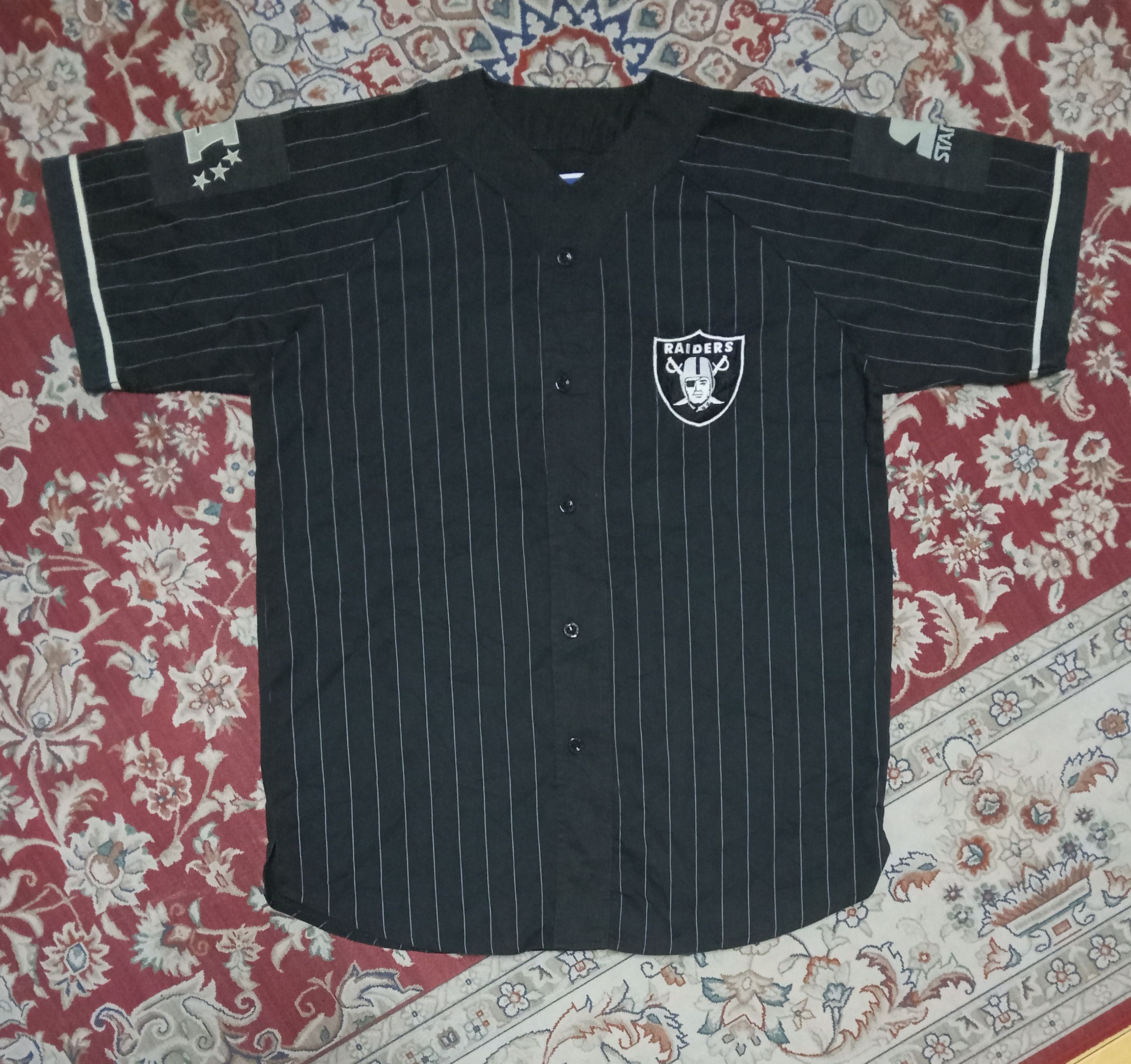 Starter Raiders Starter Vintage Baseball Jersey Size US L / EU 52-54 / 3 - 1 Thumbnail