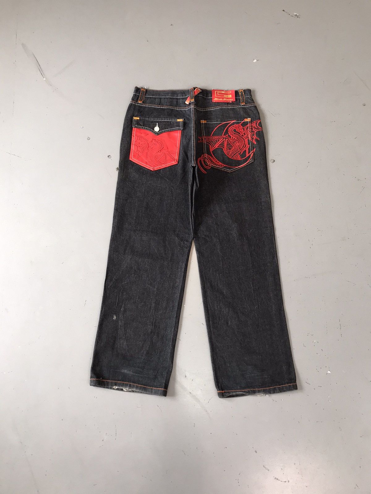 Coogi Vintage Coogi Dragon 🐉 Embroidery Denim Size US 36 / EU 52 - 1 Thumbnail