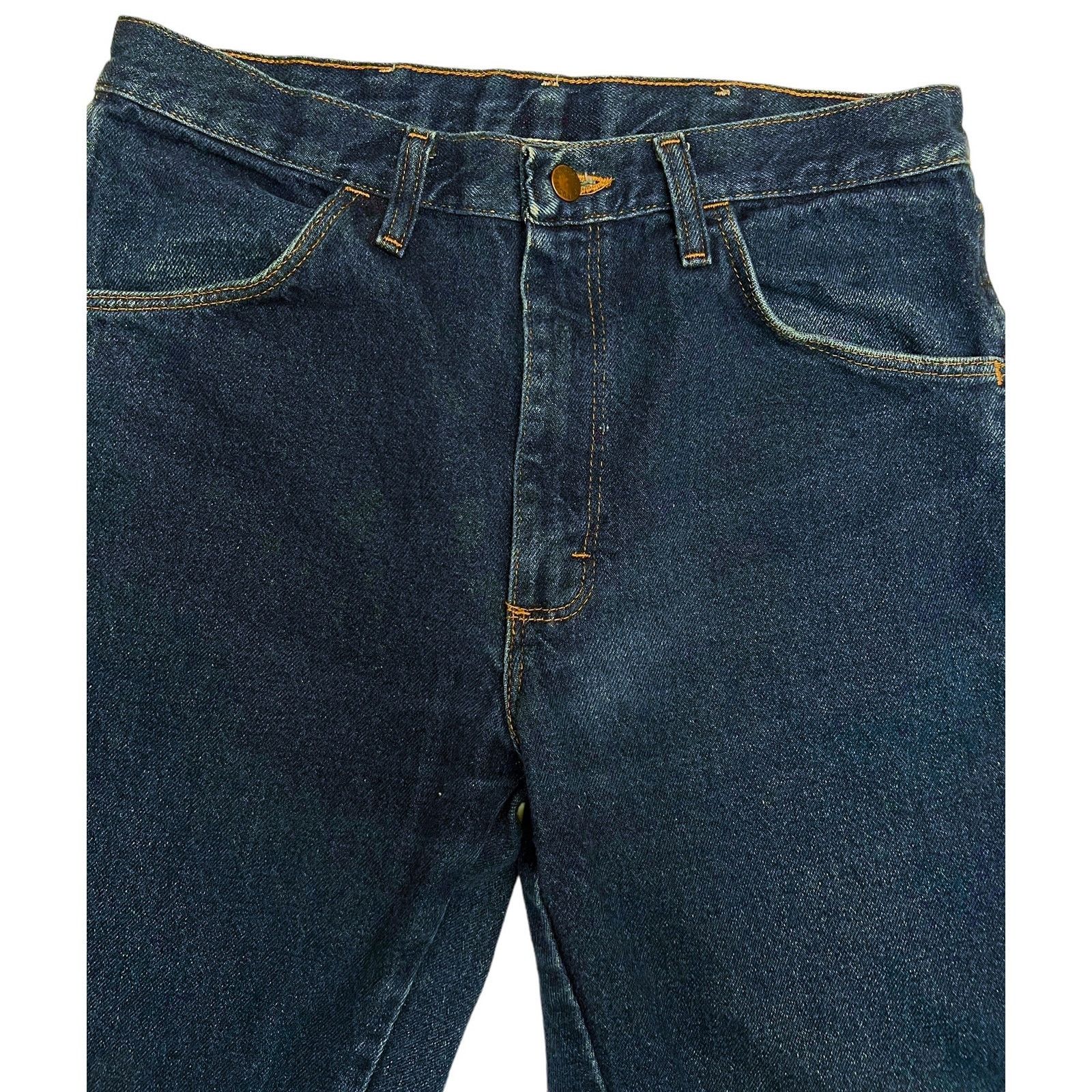 Rustler Rustler Mens Blue Denim Jeans 31x32 Relaxed Fit Straight Leg Size US 31 - 5 Thumbnail