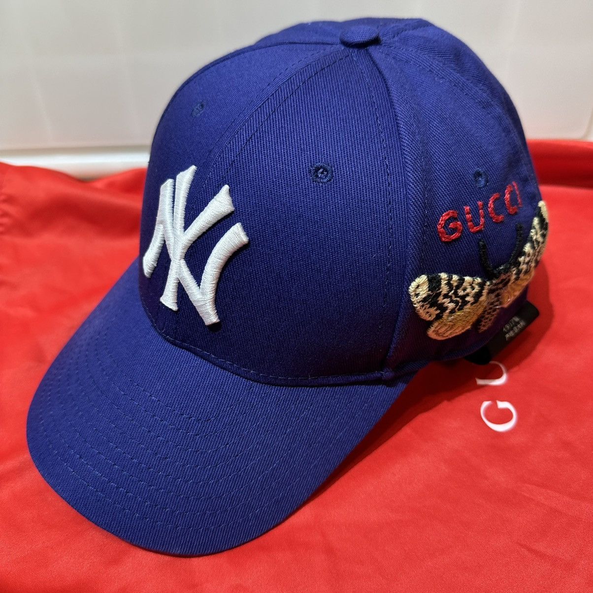 Gucci X NY Yankees Bambi baseball cap.  Adjustable 55-59cm Gucci Gucci Yankees Bambi Deer Cap | Grailed main image 4