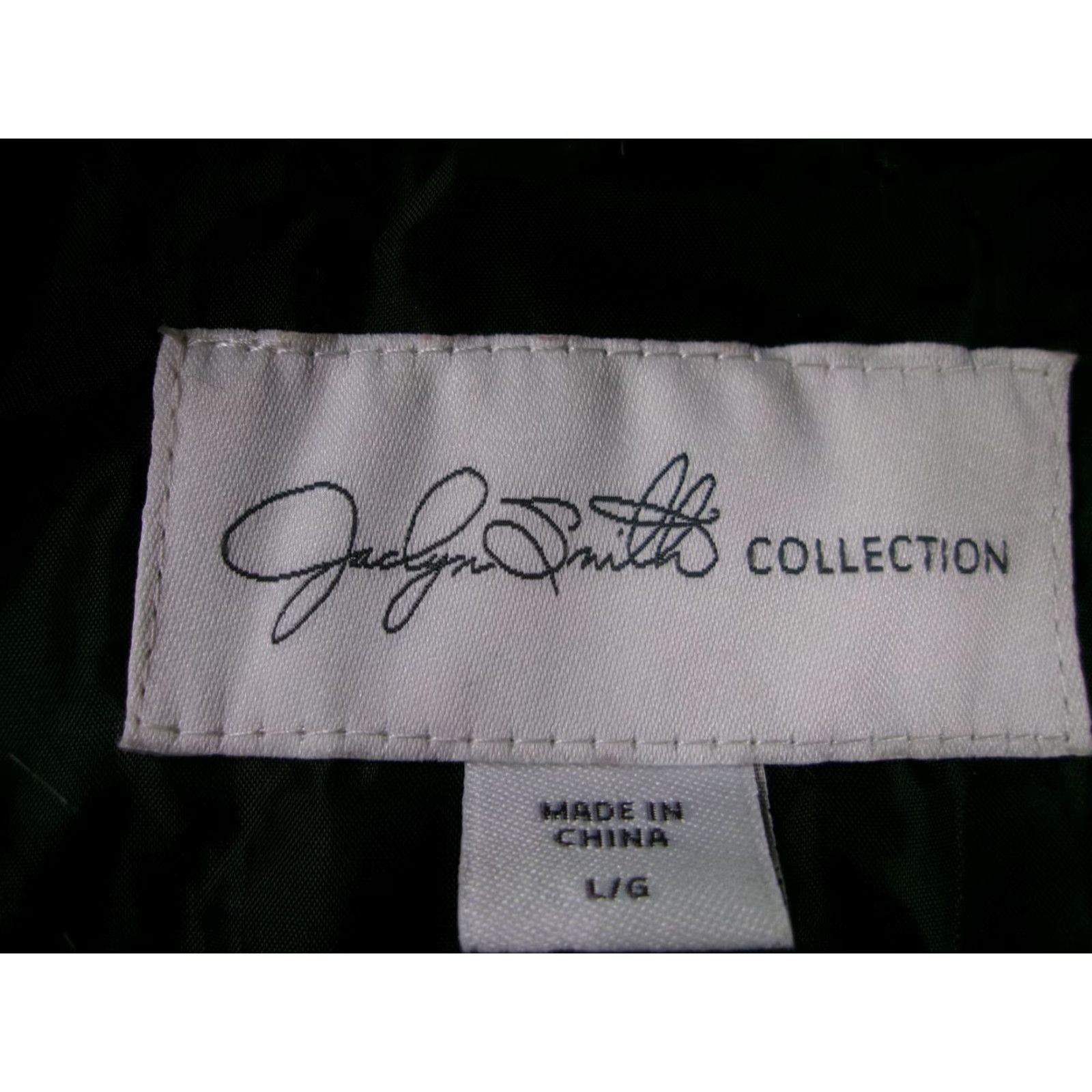 Vintage Jaclyn Smith Collection Vest L Faux Fur Black Gray Sleeveless Lined Cozy Womens Size L / US 10 / IT 46 - 6 Thumbnail