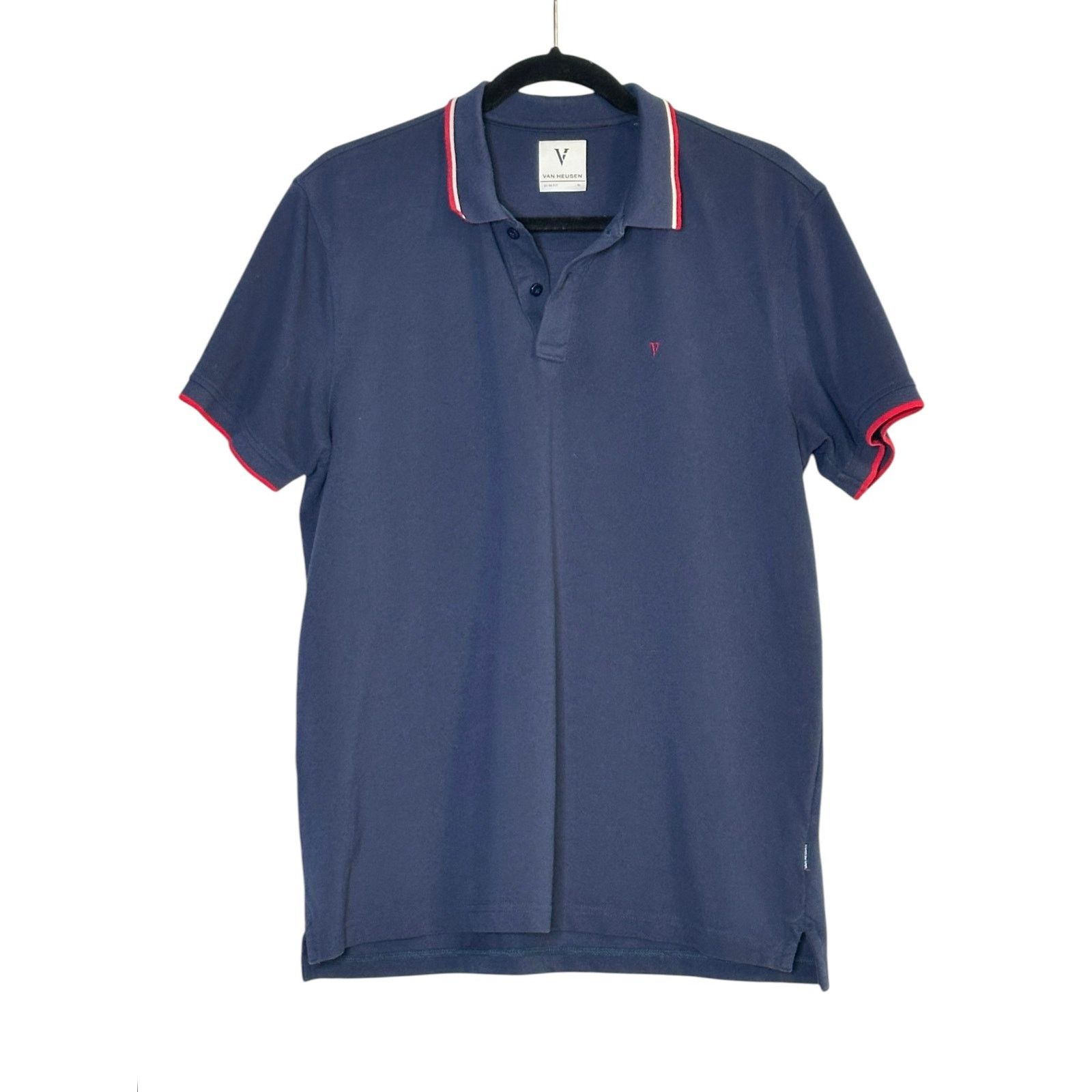 Van Heusen Van Heusen slim fit short sleeves polo shirt size XL Size US XL / EU 56 / 4 - 6 Thumbnail