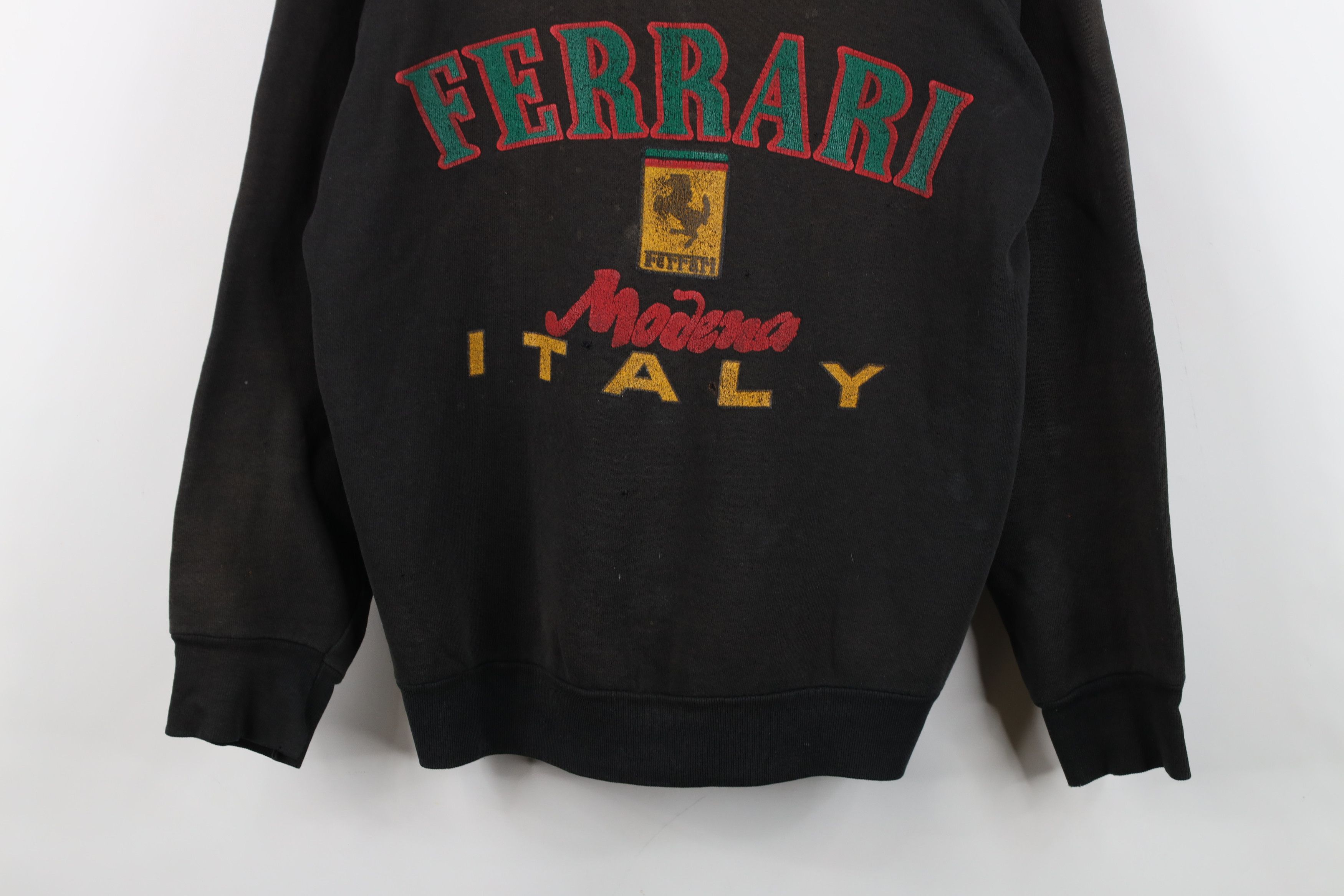 Vintage Vintage 90s Ferrari Modena Italy Racing Crewneck Sweatshirt Size US L / EU 52-54 / 3 - 3 Thumbnail
