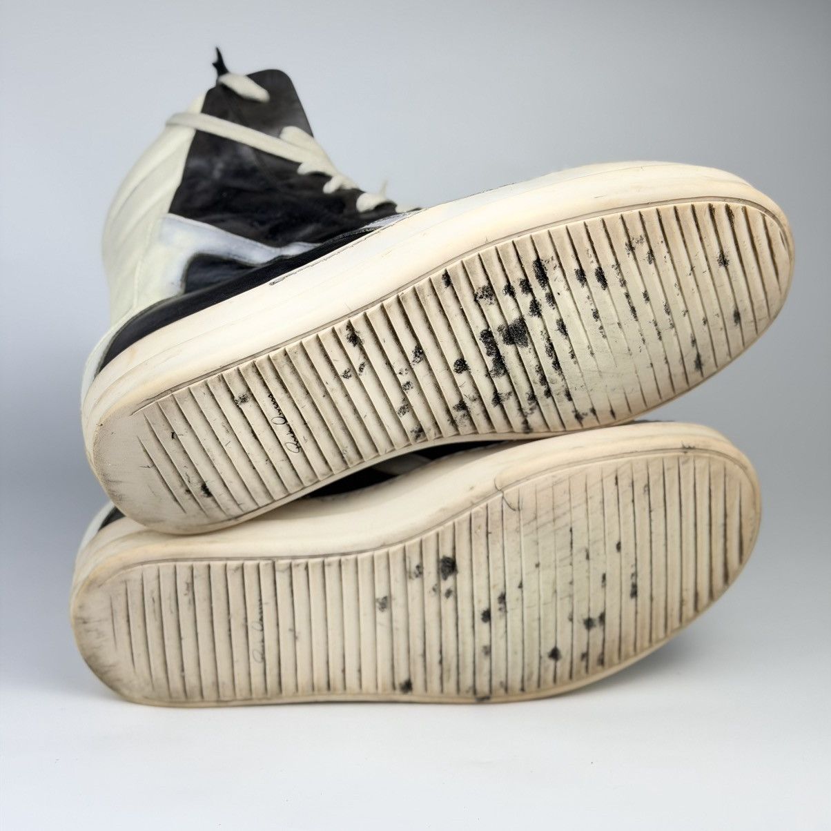 Rick Owens Rick Owens Geobasket Stone Gray Size US 7.5 / EU 40-41 - 13 Thumbnail